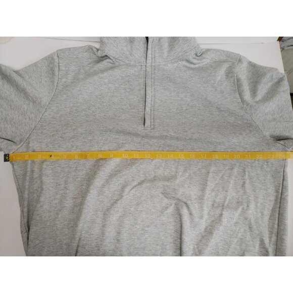 Tommy Bahama Mens Sz Large Gray Quarter Zip Pullover Sweater Casual Pima Cotton - Picture 7 of 11